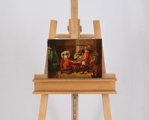 Edgar Bundy (1862-1922), Attribué(e) à - Kaartspelers, Antiek en Kunst, Kunst | Schilderijen | Klassiek