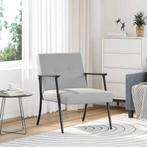 vidaXL Fauteuil Wolkgrijs 59 x 75 x 78 cm Stof, Verzenden