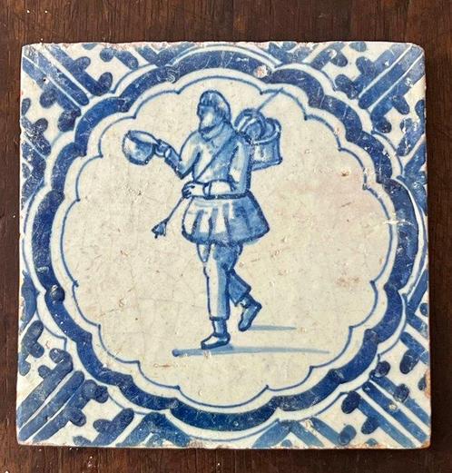 Renaissance Carreau (3) - Jagers et Edelman - Antique -, Antiek en Kunst, Antiek | Glaswerk en Kristal