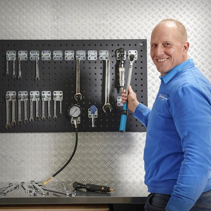 Datona Gereedschapshaak dubbel - 5 cm (20 stuks) - Datona -, Doe-het-zelf en Bouw, Werkbanken, Ophalen of Verzenden