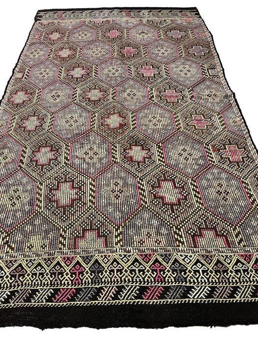 Turkse handgeweven - Kelim - 169 cm - 291 cm, Huis en Inrichting, Stoffering | Tapijten en Vloerkleden