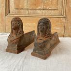 Vuurbok (2) - Voor open haard - 2 Firebucks met vrouwelijke