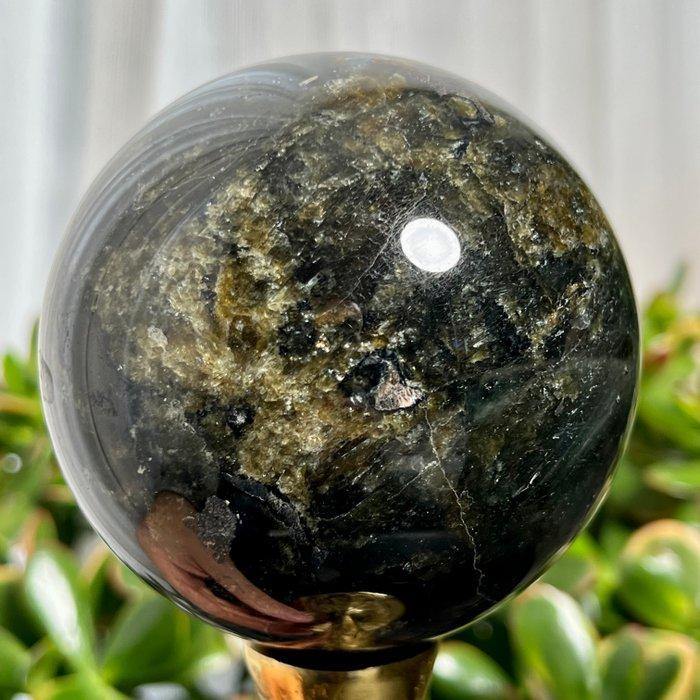 Fine good quality Labradorite Sphere Bol - Hoogte: 9 cm -, Verzamelen, Mineralen en Fossielen