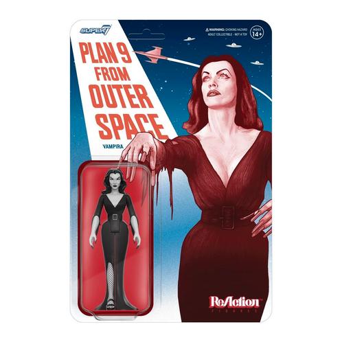 Plan 9 From Outer Space ReAction Action Figure Vampira 10 cm, Verzamelen, Film en Tv, Ophalen of Verzenden
