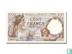 Frankrijk 100 Francs - 1942, Verzenden, Frankrijk, Los biljet