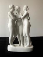Beeld, De Drie Gratiën - 26 cm - Porselein, Naar voorbeeld