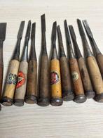 Vintage Japanese Chisels (Nomi) Set of 12 - Restoration