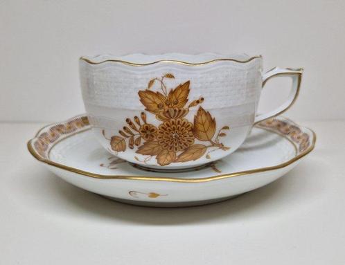 Herend - Koffieservies voor 4 (8) - 724 AM - Porselein -, Antiek en Kunst, Antiek | Meubels | Tafels