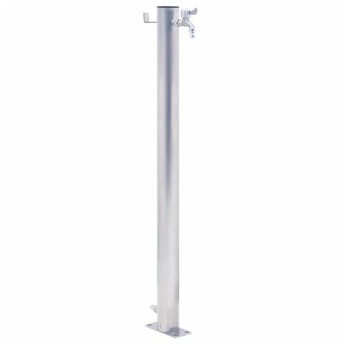 vidaXL Waterzuil 100 cm roestvrij staal rond, Tuin en Terras, Overige Tuin en Terras, Nieuw, Verzenden