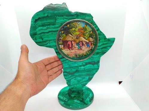 Tepassende kwaliteit natuurlijke malachiet - Horloge met, Verzamelen, Mineralen en Fossielen