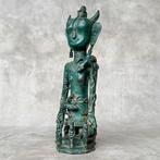 Decoratief ornament - Indonesië - 47 cm Bronzen beeld in, Antiek en Kunst