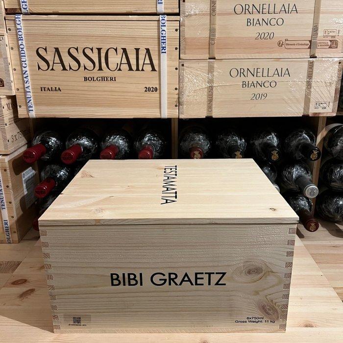 2021 Bibi Graetz, Testamatta - Toscane IGT - 6 Bouteilles, Verzamelen, Wijnen