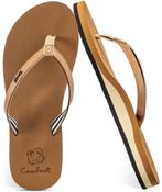 2eChoix | Pantoufles pour dames - Sandales - Marron - Taille, Kleding | Dames, Schoenen, Ophalen of Verzenden, Nieuw