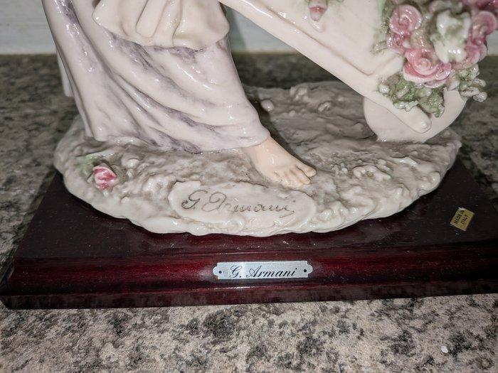 Capodimonte, Florence - Giuseppe Armani - Figuur - Dama con, Antiquités & Art, Antiquités | Verre & Cristal