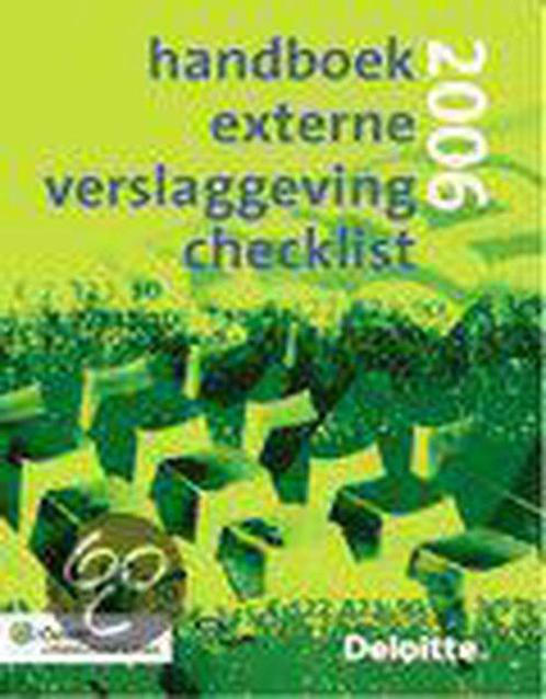 Handboek Externe Verslaggeving Checklist / 2007, Boeken, Economie, Management en Marketing, Gelezen, Verzenden