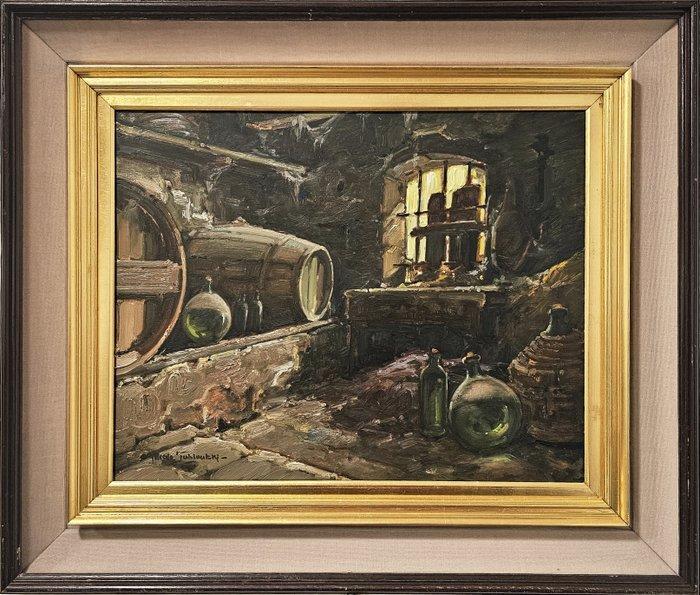 Alfredo Sablautzky (1921-2003) - Cellaio, Antiek en Kunst, Kunst | Schilderijen | Klassiek