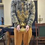 Kaarsenhouder (2) - Verguld brons - Mooie kandelaars, Antiek en Kunst, Antiek | Klokken