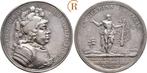 Zilver medaille auf den Frieden von Aachen 1748 Nederland..., Postzegels en Munten, Verzenden