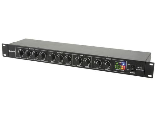 Citronic ML432 1U 4x Microfoon 3x Lijn 19 Rack Mixer, Musique & Instruments, Microphones