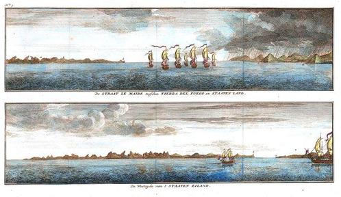Zuid-Amerika - Eiland van de Staten, Vuurland, Chili,, Boeken, Atlassen en Landkaarten