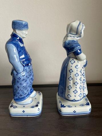 De Porceleyne Fles, Delft - Beeld, Boer en boerin - 16 cm -