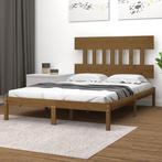 vidaXL Bedframe massief hout honingbruin 200x200 cm, Huis en Inrichting, Slaapkamer | Bedden, Verzenden, Nieuw