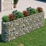 vidaXL Gabion plantenbak verhoogd 330x50x100 cm, Tuin en Terras, Bloempotten, Verzenden, Nieuw