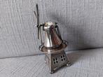 Beeldje - Zilveren miniatuur en tevens zoutvat - Molen -