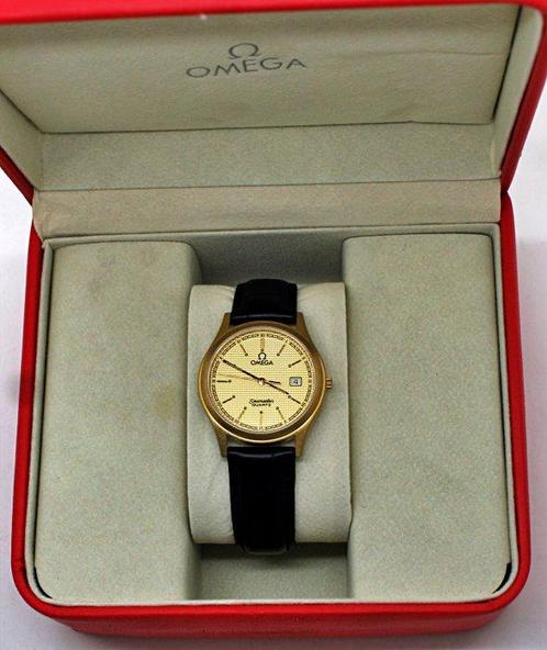 Omega - Seamaster Golden Embossed Dial - 1425 - Homme -, Handtassen en Accessoires, Horloges | Heren