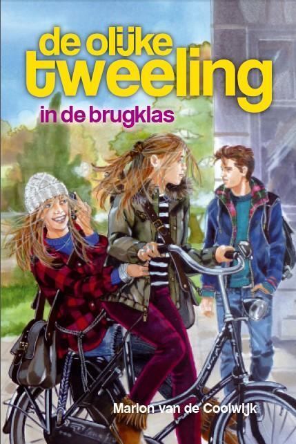 De olijke tweeling in de brugklas / De olijke tweeling / 37, Boeken, Kinderboeken | Jeugd | 13 jaar en ouder, Zo goed als nieuw