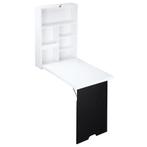 TRUUSK Wandtafel Klapbureau - 5 Vakken - Wit en Zwart Bord -, Huis en Inrichting, Verzenden, Nieuw