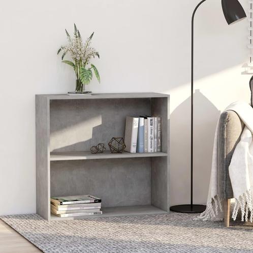 vidaXL Boekenkast met 2 schappen 80x30x76,5 cm bewerkt hout, Huis en Inrichting, Kasten | Boekenkasten, Nieuw, Verzenden