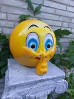 Beeld, Emoji beeld zwijgen - 26 cm - polyresin, Antiek en Kunst