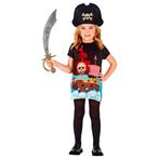 Piraat Jurk Gekleurd Meisje, Kinderen en Baby's, Carnavalskleding en Verkleedspullen, Verzenden, Nieuw