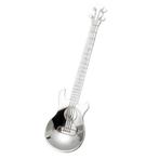 Fako Bijoux® - Theelepel / Koffielepel Gitaar - Zilver - 1, Huis en Inrichting, Keuken | Bestek, Verzenden, Nieuw