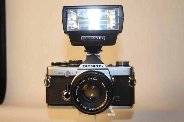 Olympus OM-20 + Zuiko 1,8/50mm + flits | Single lens reflex, TV, Hi-fi & Vidéo, Appareils photo analogiques