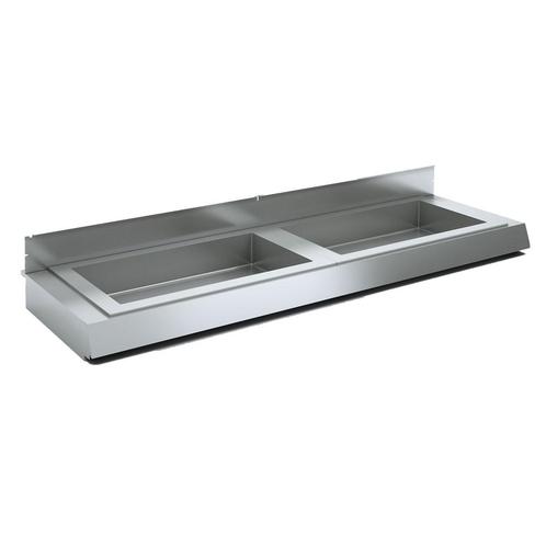 Optie : Bain-marie kuip 2x GN 1/1, H150mm, Zakelijke goederen, Horeca | Keukenapparatuur, Koelen en Vriezen, Verzenden