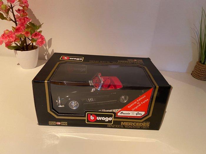 Bburago 1:18 - Modelauto - Mercedes Benz 300 SL Roadster, Hobby en Vrije tijd, Modelauto's | 1:5 tot 1:12