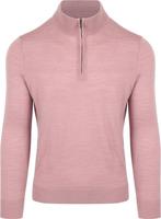 Suitable Merino Half Zip Trui Roze maat Maat 48/50 (M) Heren, Nieuw, Suitable, Roze, Verzenden