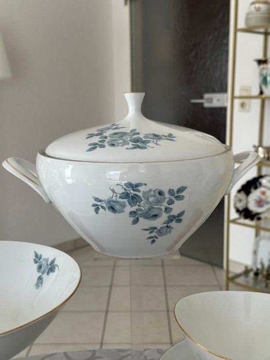 Winterling - Röslau - hellblaues Rosen-Muster - Eetservies, Antiek en Kunst, Antiek | Meubels | Tafels