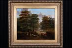 Philippe Budelot (1770-1841) - Romantisch Boslandschap met, Antiek en Kunst
