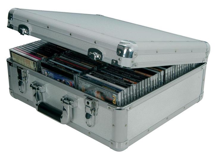 Aluminium CD Koffer 96 Cds, Muziek en Instrumenten, Behuizingen en Koffers