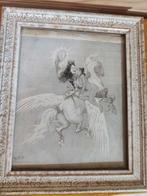 Adolphe-Leon Willette (1857-1926) - Louis XIV à cheval sur, Antiquités & Art