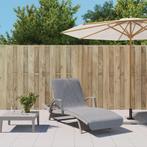 vidaXL Strandhanddoeken 2 st 400 g/m² 75x200 cm stof grijs, Huis en Inrichting, Verzenden, Nieuw