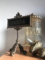 Monumentale bankteken - gesneden glas en smeedijzer -