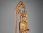 sculptuur, Hand carved medieval/ Gothic Revival knight