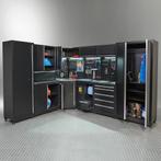 Datona Werkplaatsinrichting PREMIUM met RVS werkblad 560 cm, Doe-het-zelf en Bouw, Ophalen of Verzenden, Nieuw