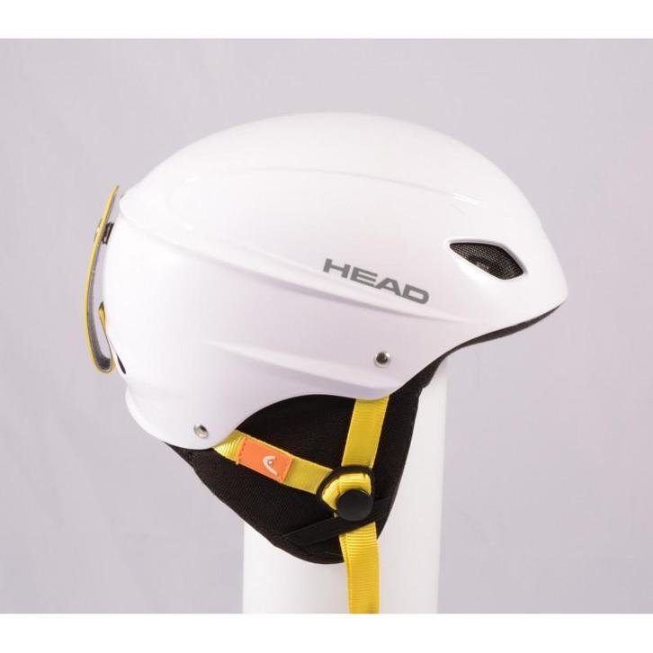 48 49 50 51 skihelm/snowboardhelm HEAD WHITE/yellow, verstel, Sport en Fitness, Skiën en Langlaufen, Verzenden