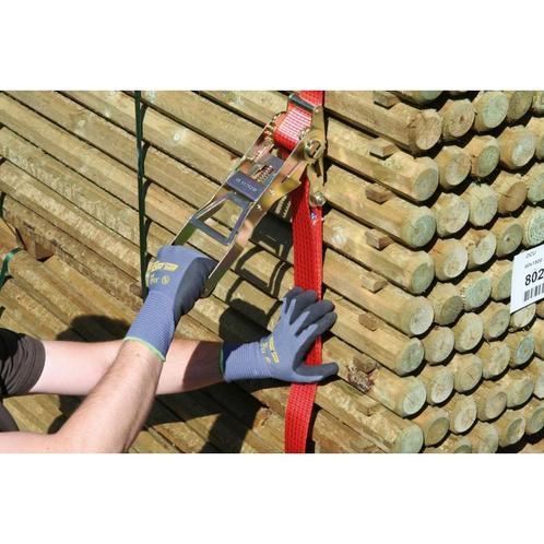 Sjorband 2dlg rood 8m/50mmergo 2500/5000kg rat. m.lange, Zakelijke goederen, Landbouw | Werktuigen