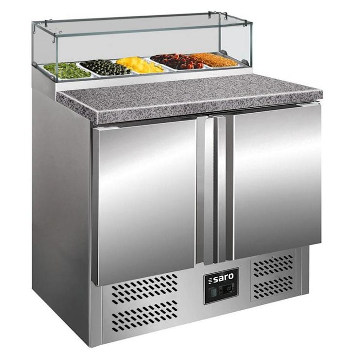 Pizzawerkbank | 257L | 2 Deuren (1/1 GN) | Boven 5x 1/6 GN, Zakelijke goederen, Horeca | Keukenapparatuur, Nieuw in verpakking